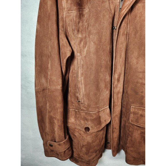 Orvis Rivington Suede Leather Jacket XXL Barn Coat MENS - Picture 3 of 16